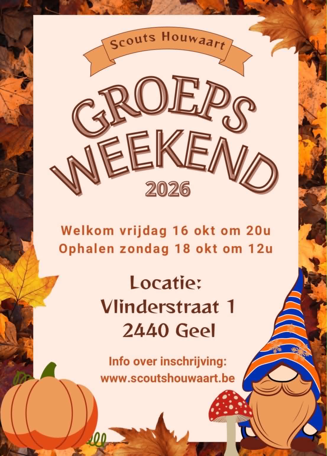 Groepsweekend!
